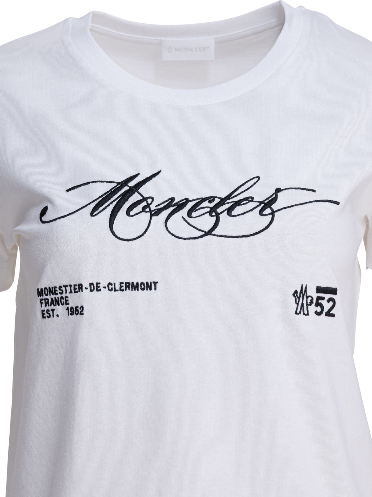 Moncler T-shirt with logo - White