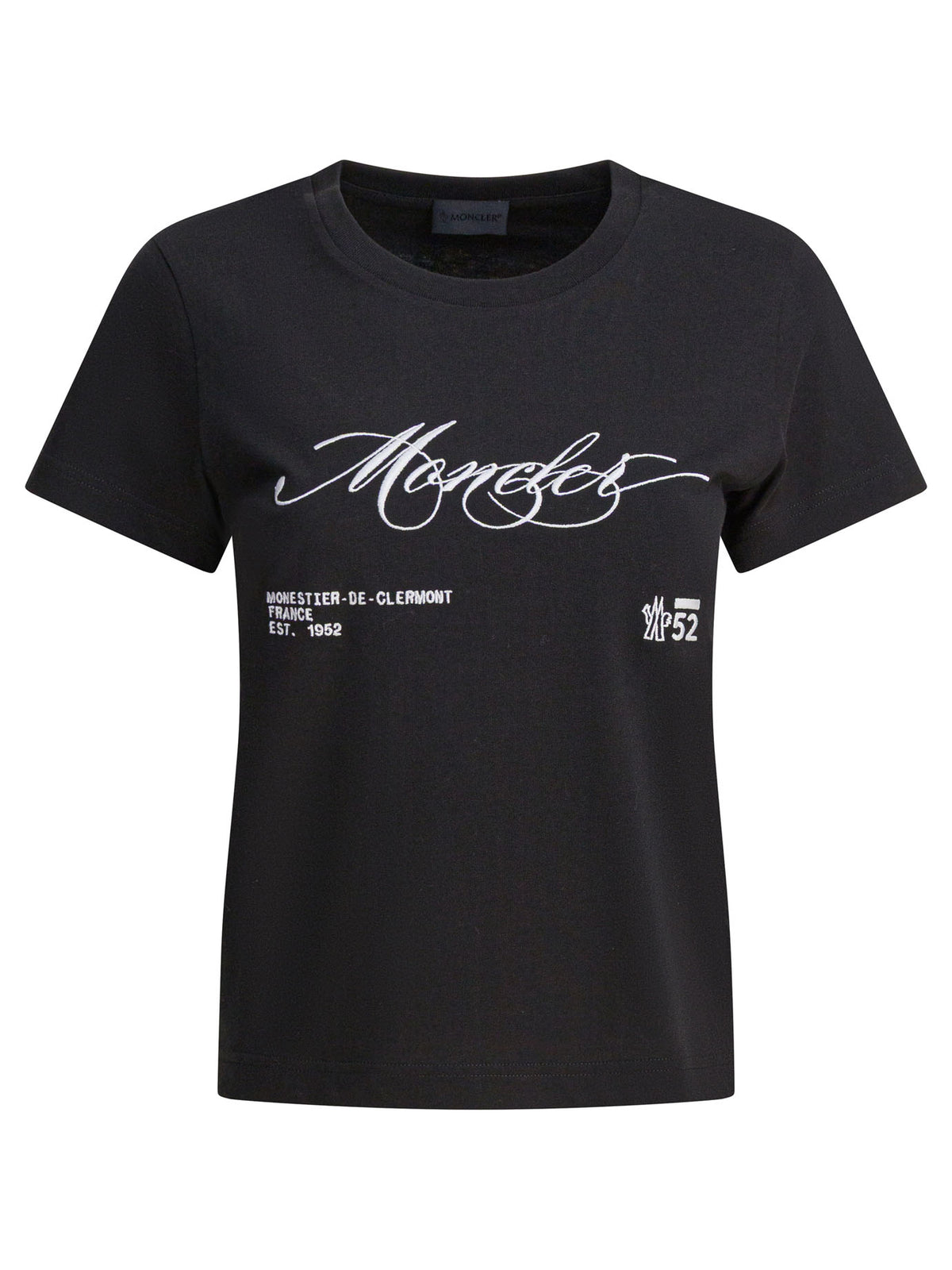 Moncler T-shirt with logo - Black