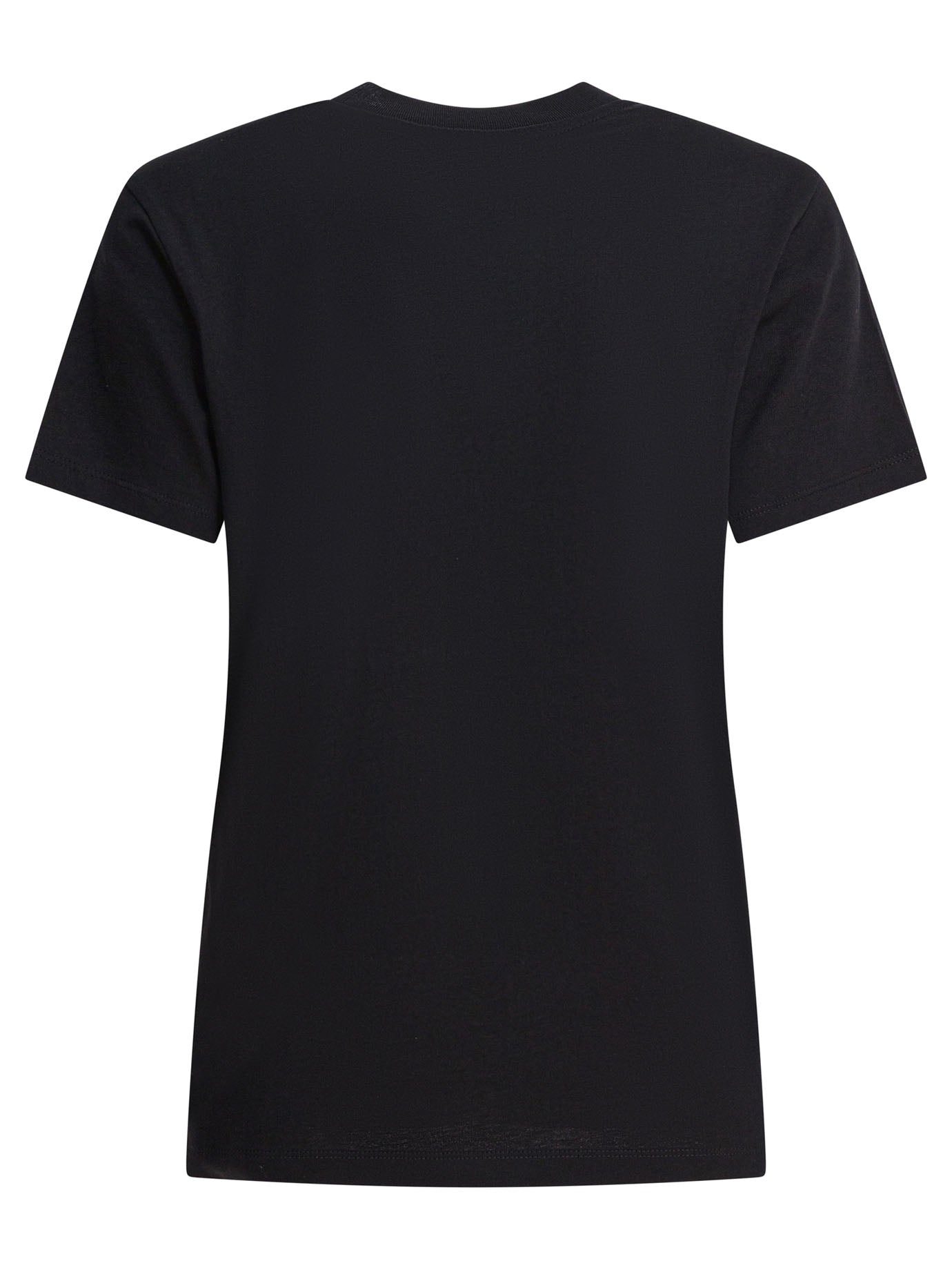 Moncler T-shirt with embroidered logo - Black