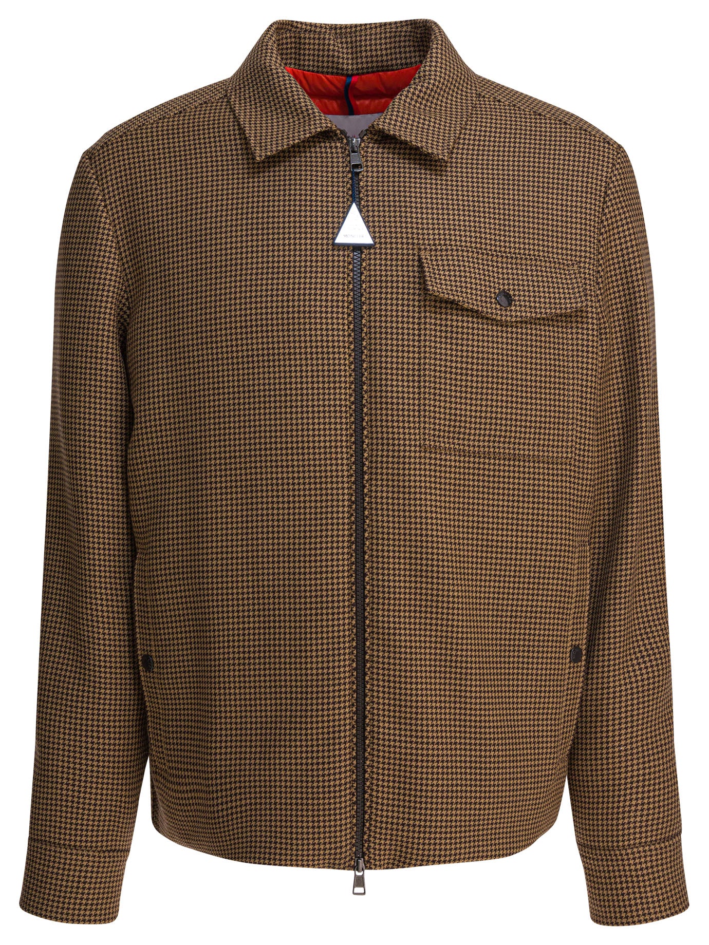 Moncler Padded Overshirt "Escaut" - Brown