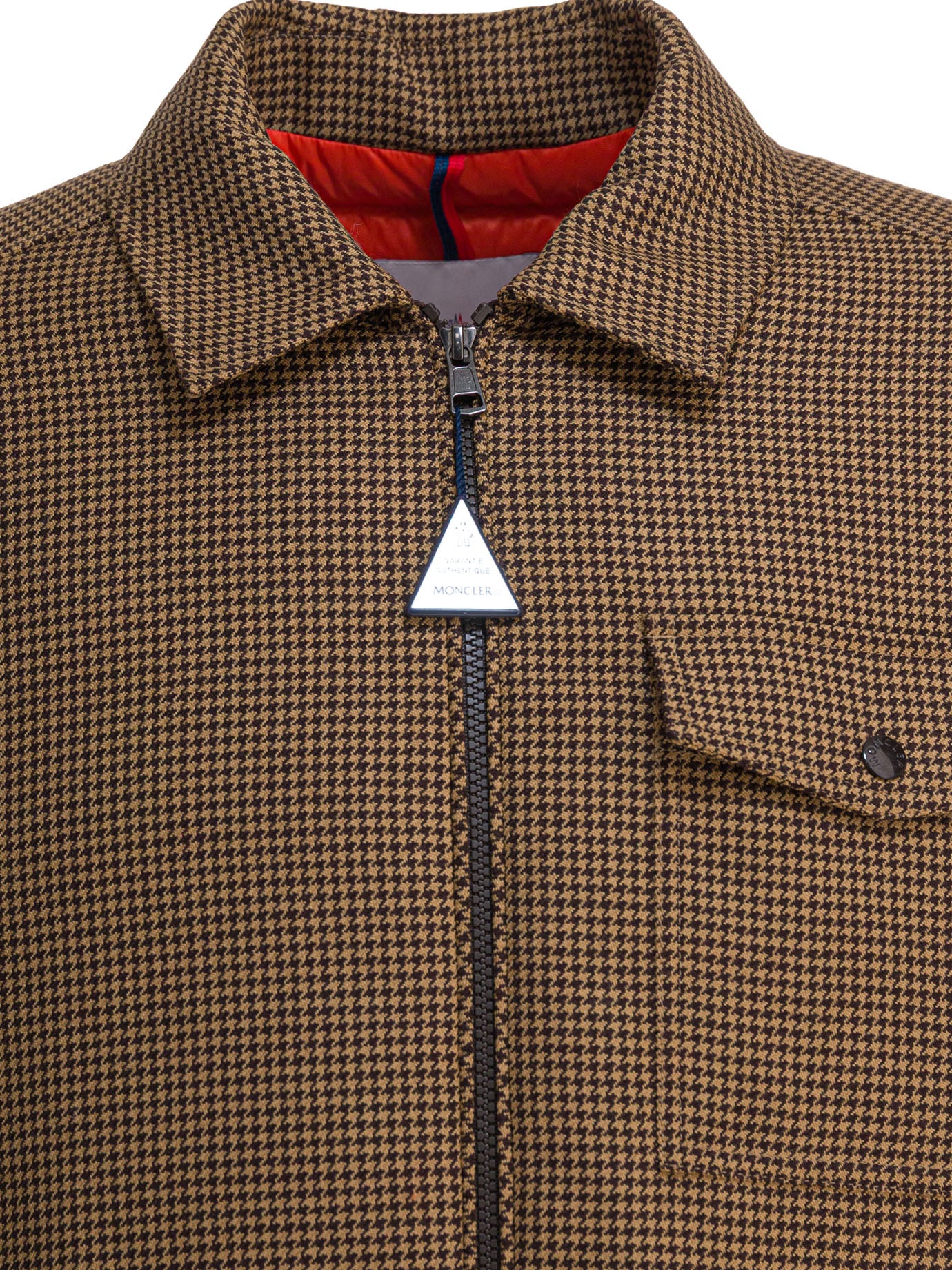 Moncler Padded Overshirt "Escaut" - Brown