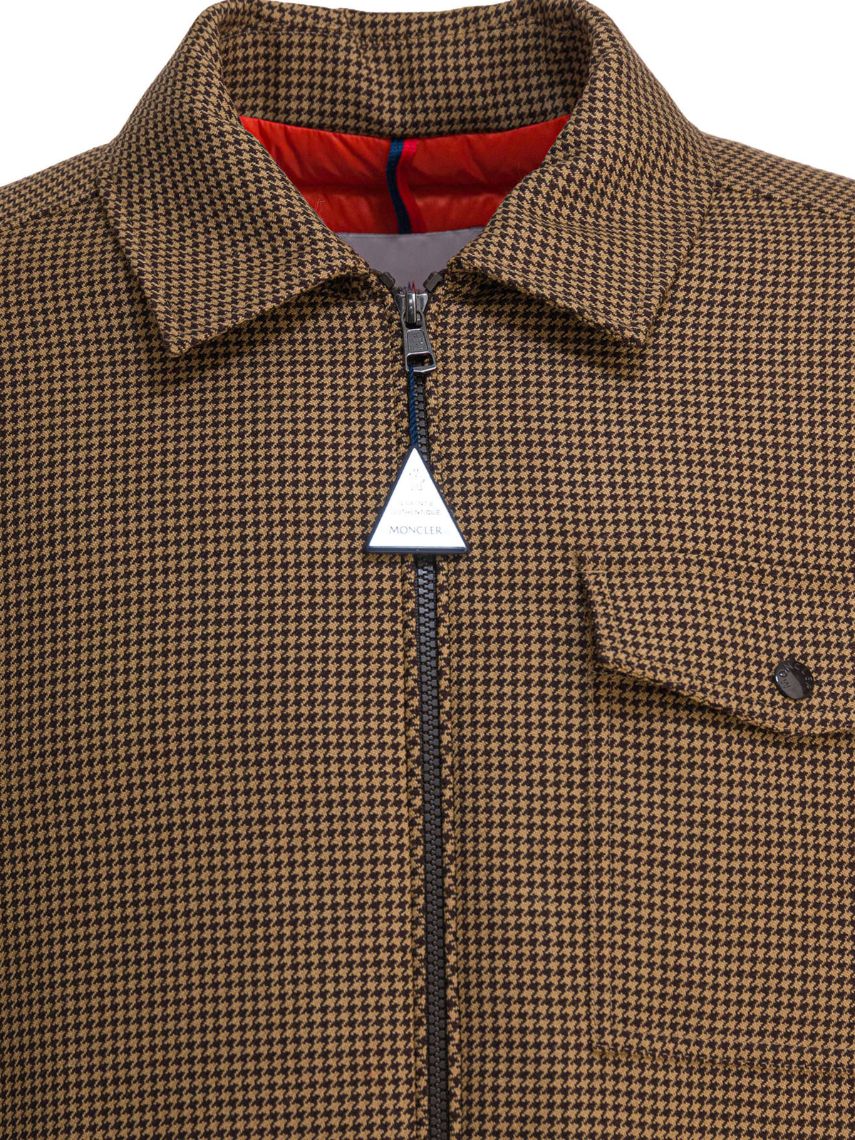Moncler Padded Overshirt "Escaut" - Brown