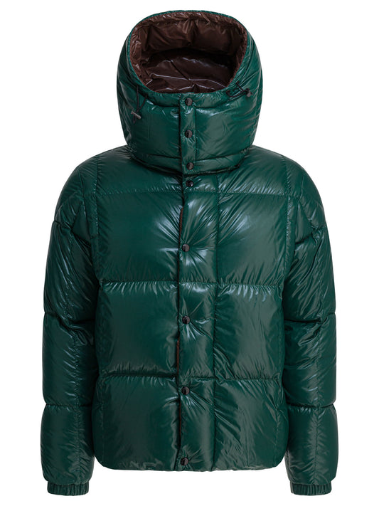 Moncler Short down jacket "Parana" - Green
