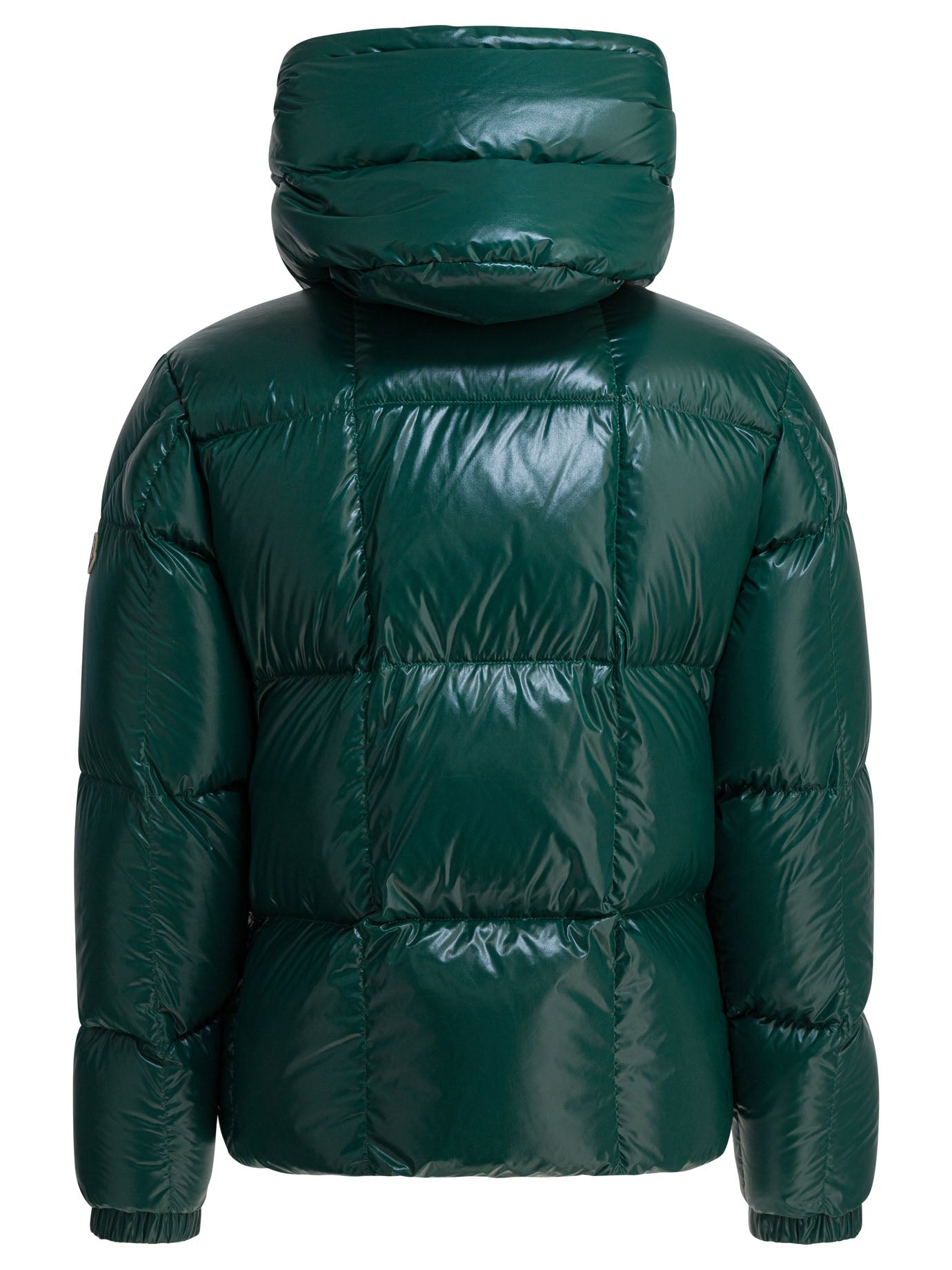 Moncler Short down jacket "Parana" - Green