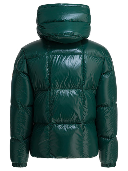 Moncler Short down jacket "Parana" - Green