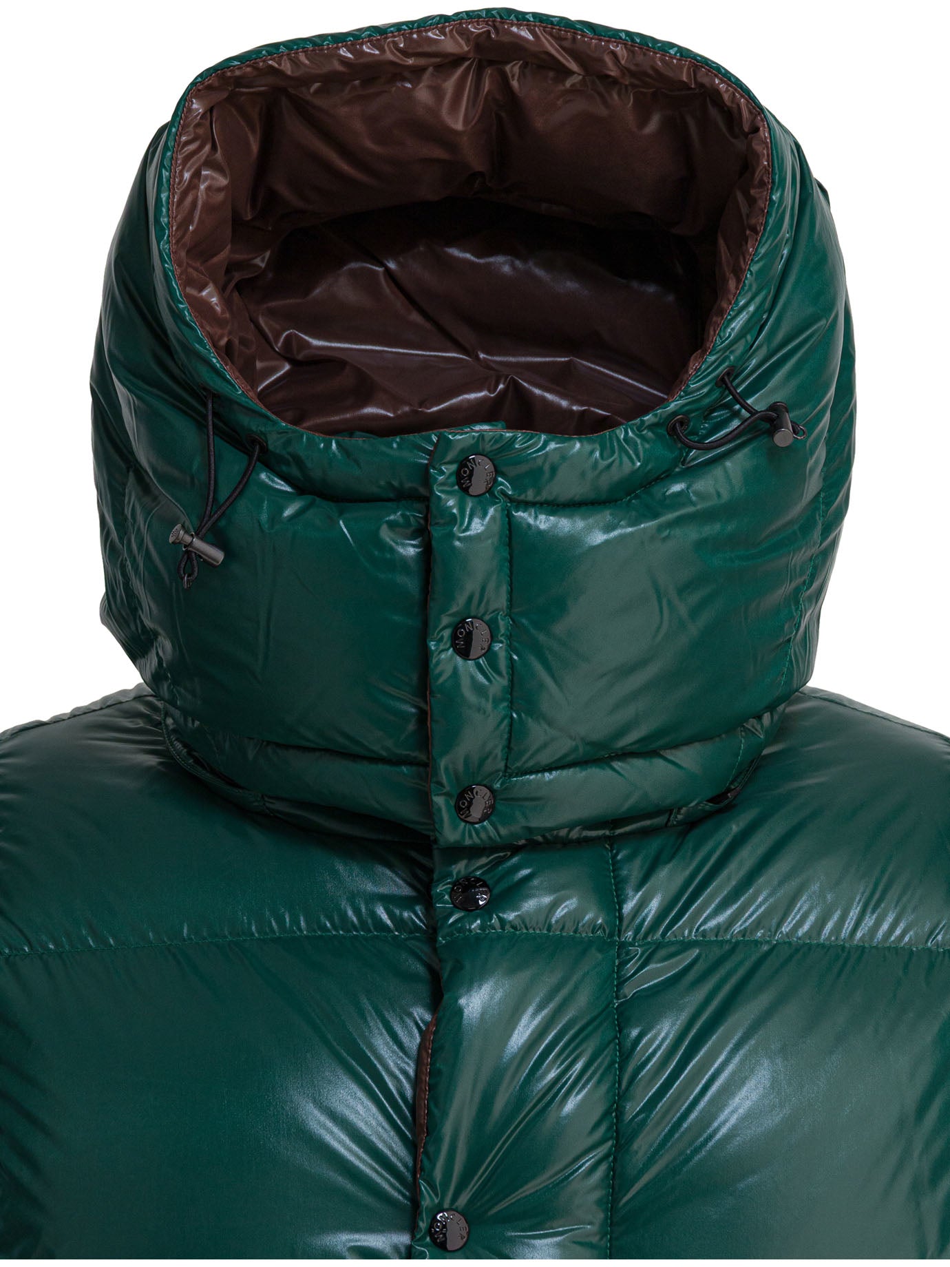 Moncler Short down jacket "Parana" - Green