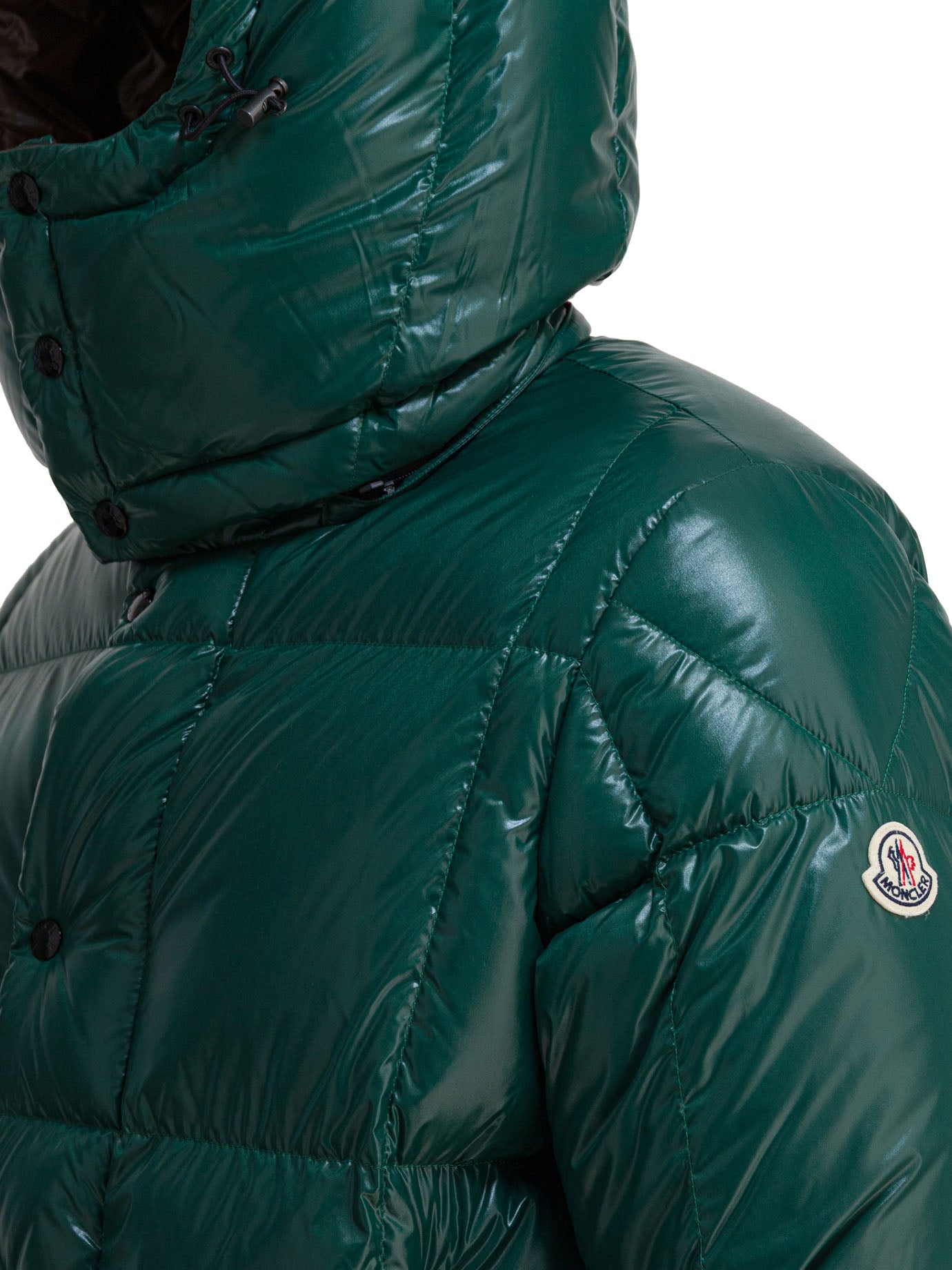 Moncler Short down jacket "Parana" - Green