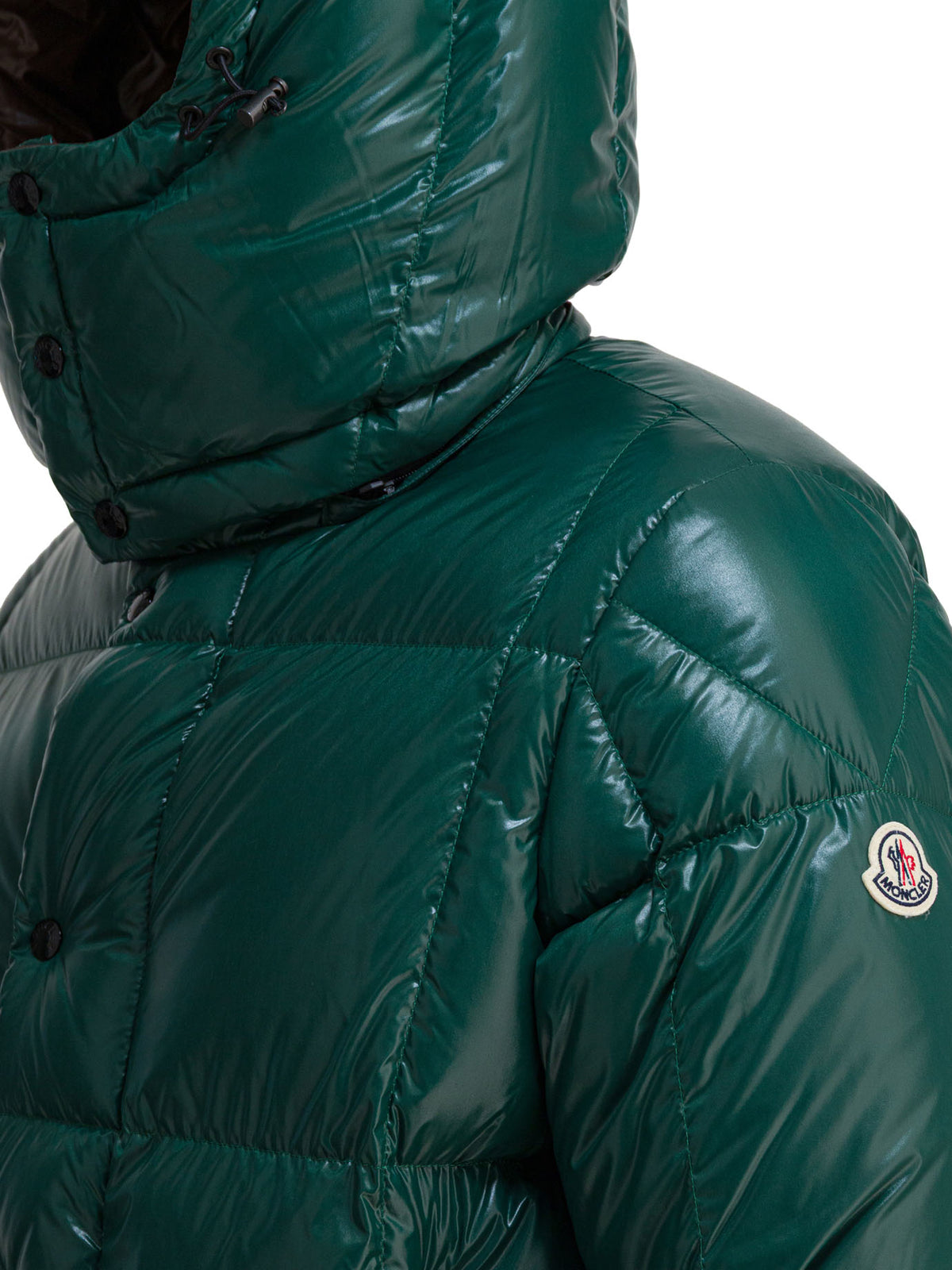 Moncler Short down jacket "Parana" - Green