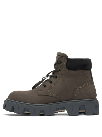 Moncler "Peak City" lace-up boots - Brown