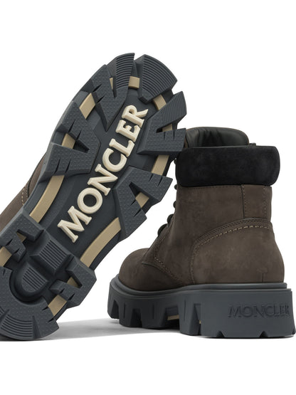 Moncler "Peak City" lace-up boots - Brown