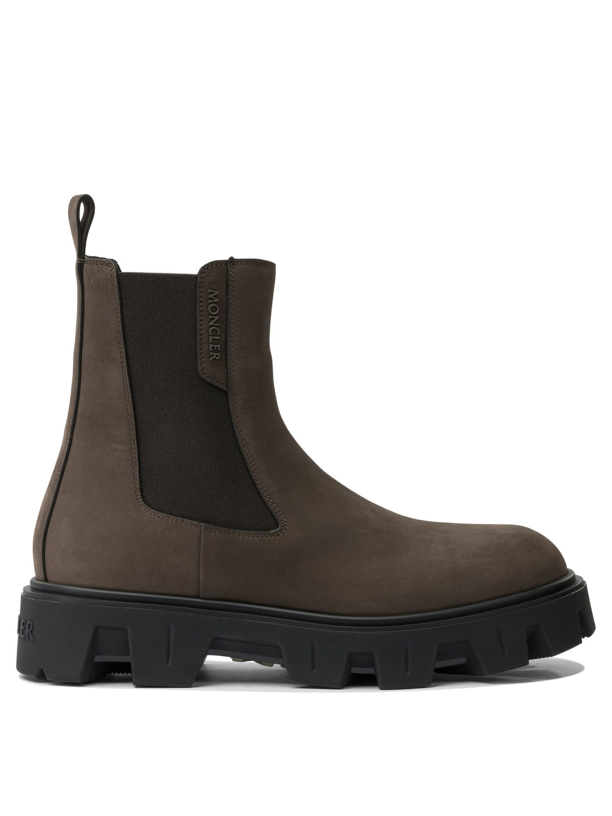 Moncler "Peak City" Chelsea ankle boots - Brown
