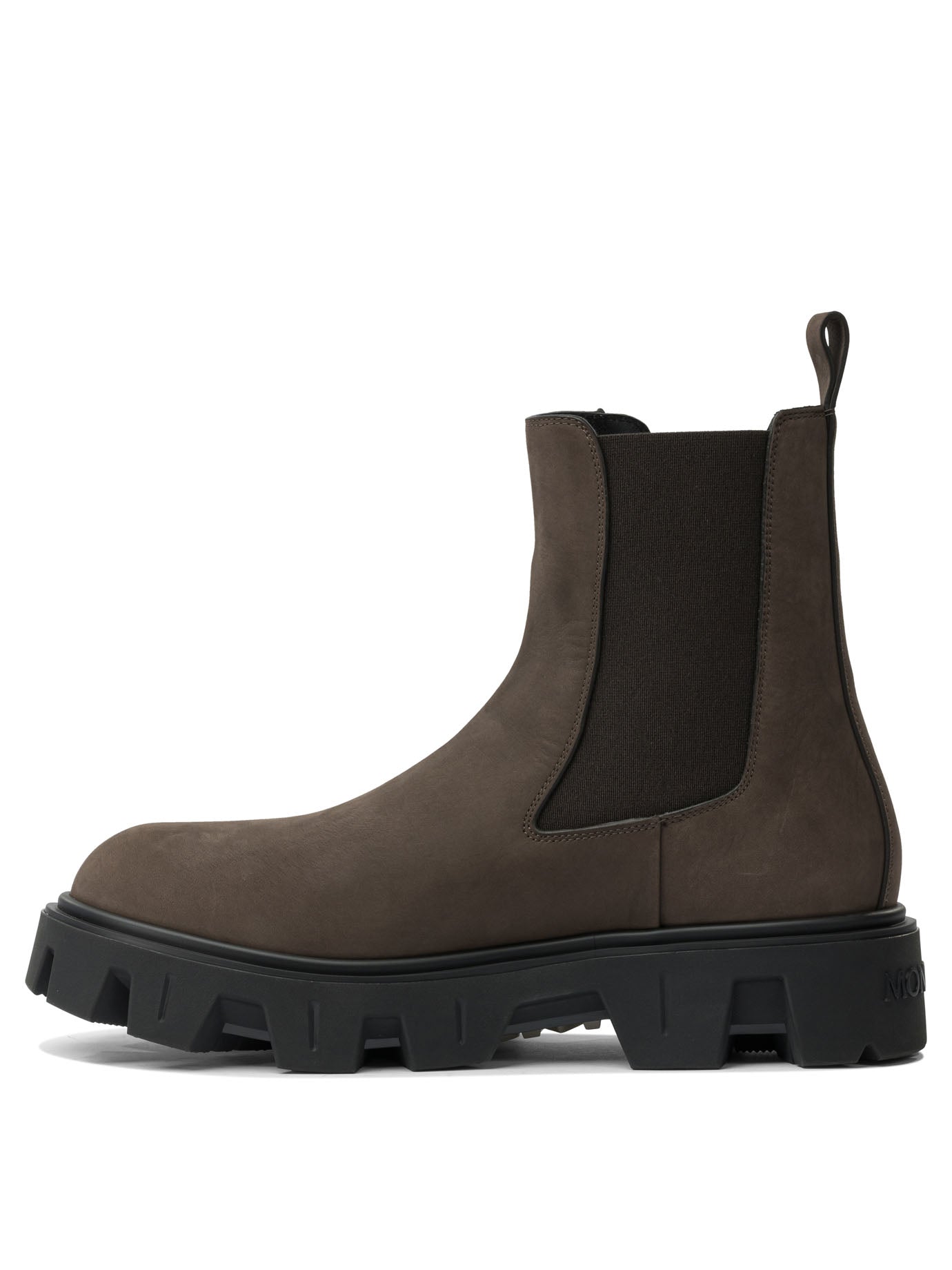 Moncler "Peak City" Chelsea ankle boots - Brown
