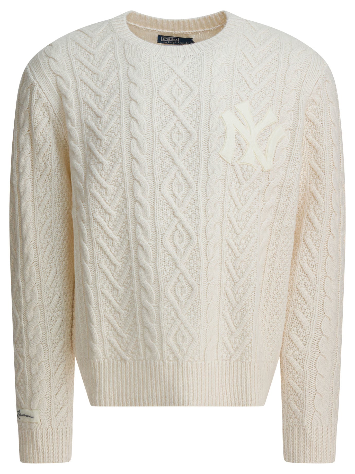 Polo Ralph Lauren "New York Yankees™" wool and alpaca crewneck sweater - White