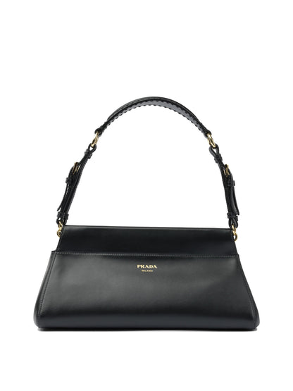 Prada "Prada Enchaîné" Shoulder Bag - Black