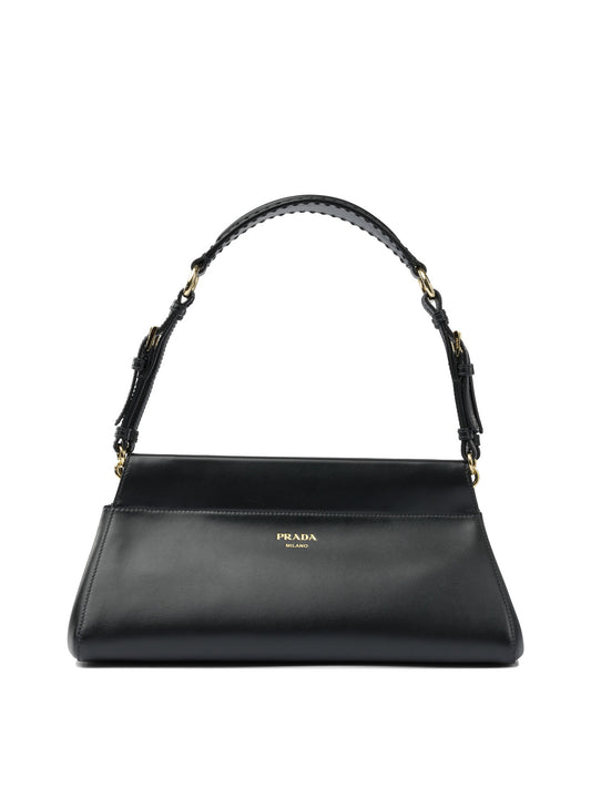 Prada "Prada Enchaîné" Shoulder Bag - Black