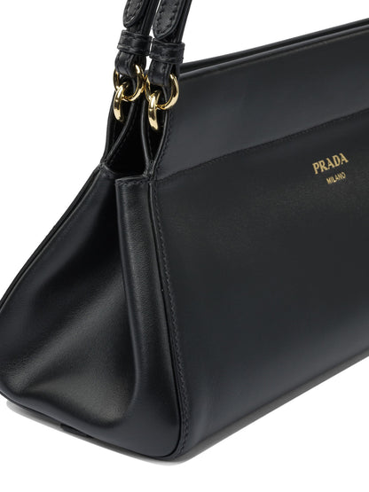 Prada "Prada Enchaîné" Shoulder Bag - Black