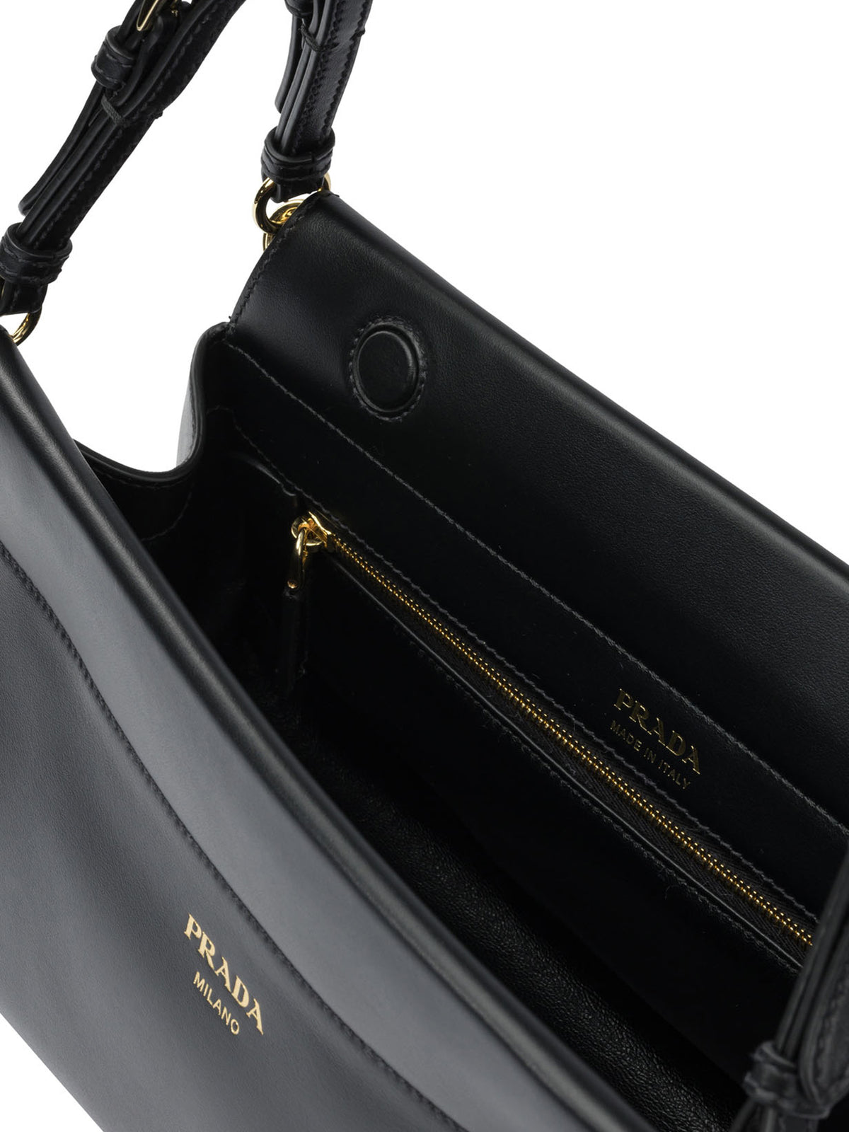 Prada "Prada Enchaîné" Shoulder Bag - Black