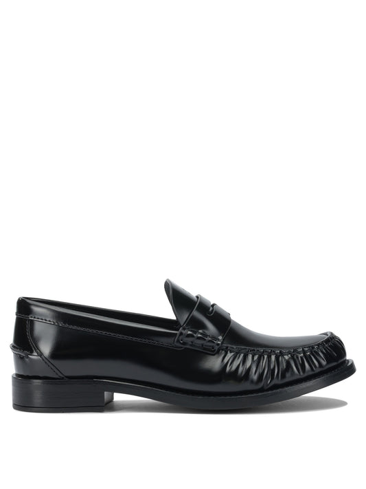 Prada Brushed leather loafers - Black