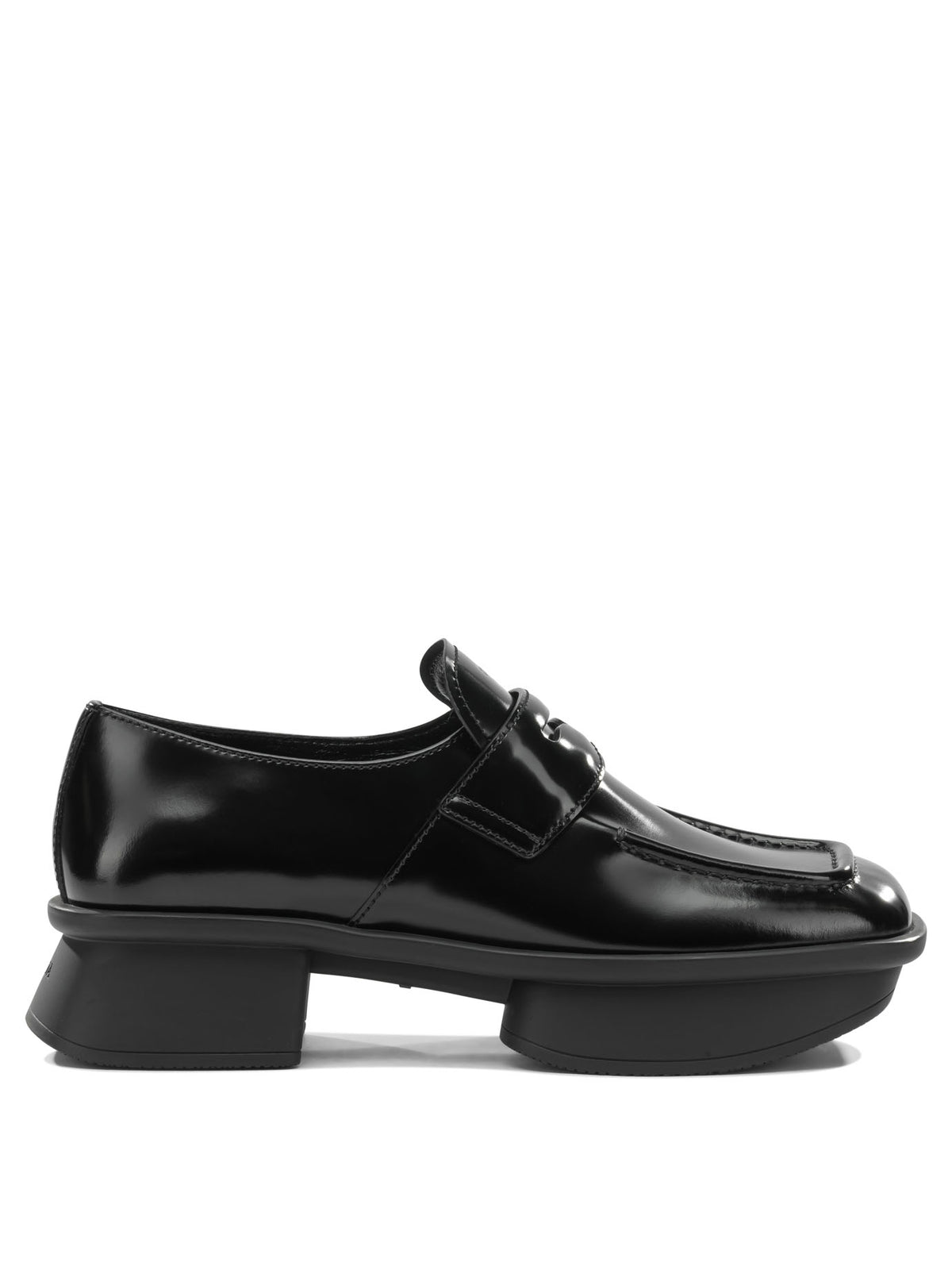 Prada Moccasins with platform - Black