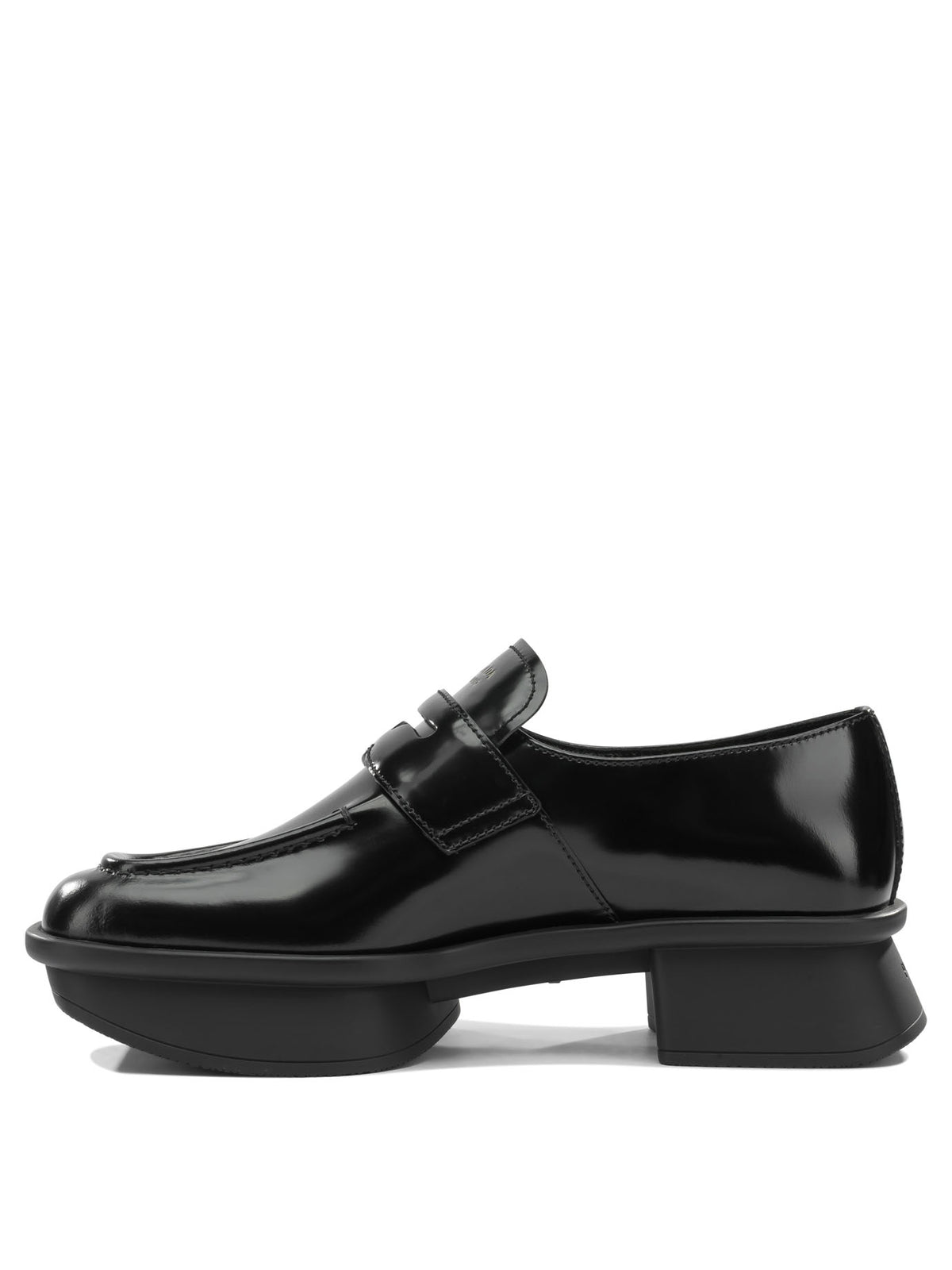 Prada Moccasins with platform - Black