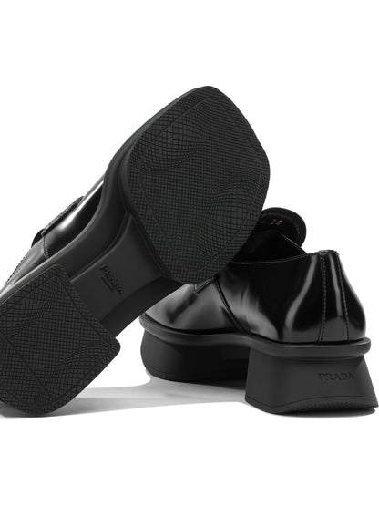 Prada Moccasins with platform - Black