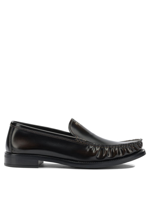Prada Brushed leather loafers - Black