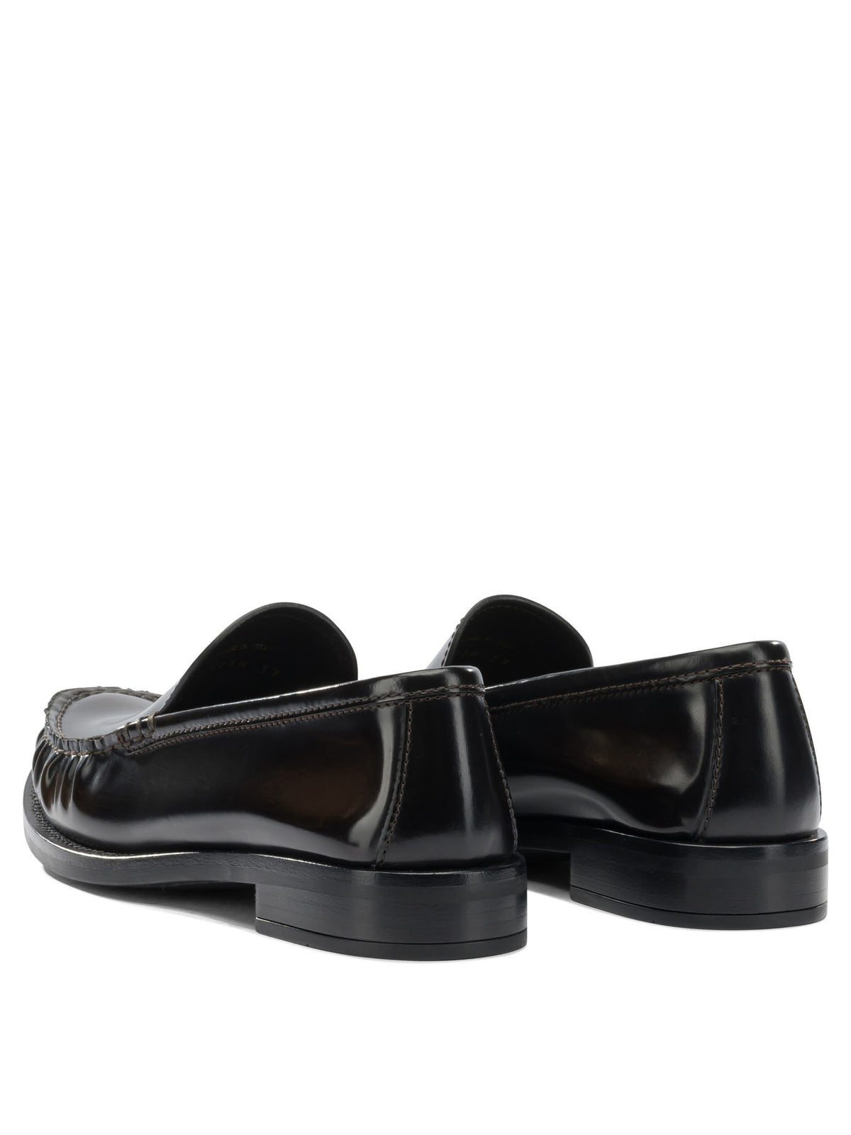 Prada Brushed leather loafers - Black