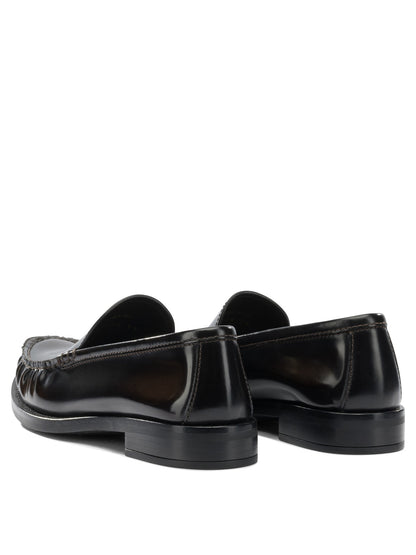Prada Brushed leather loafers - Black