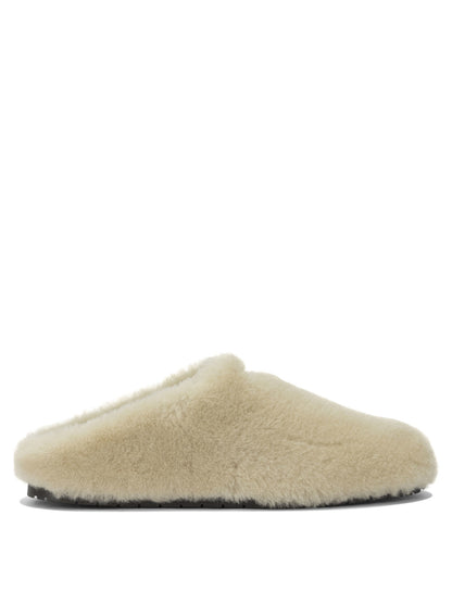 Prada Sheepskin sabots - Beige