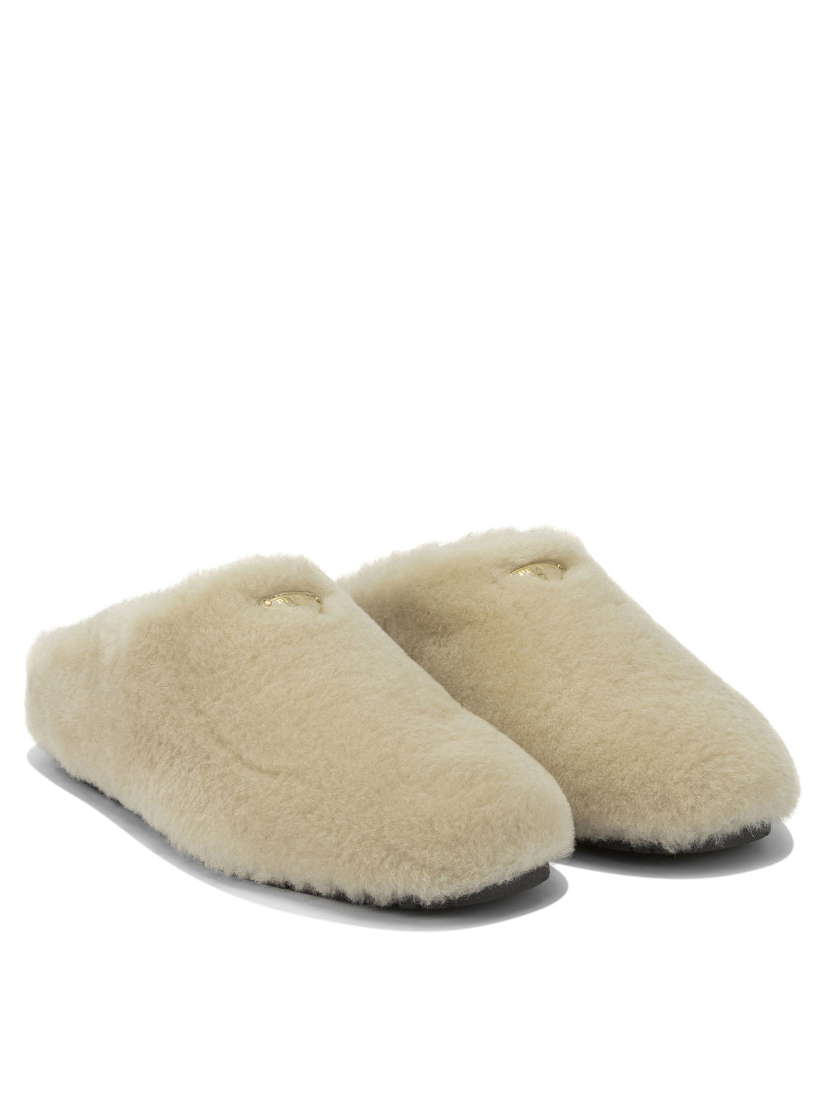 Prada Sheepskin sabots - Beige