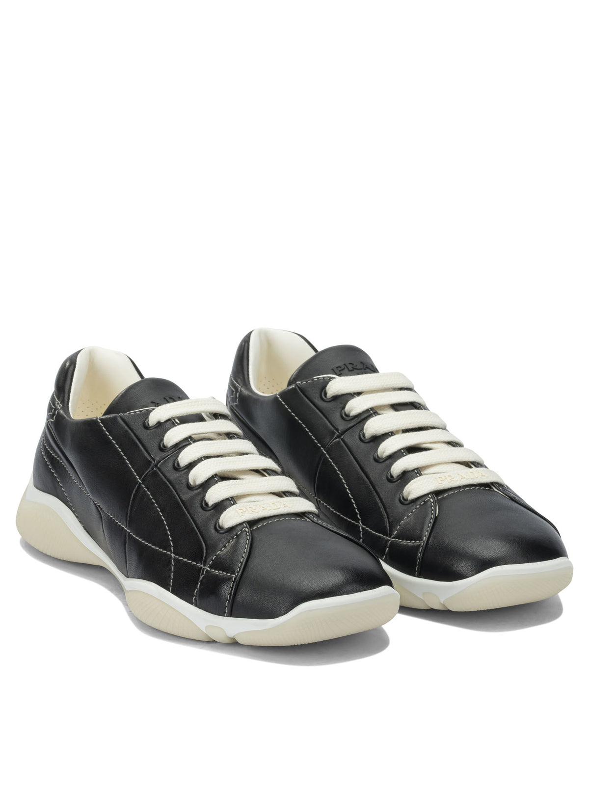 Prada Nappa leather sneakers - Black