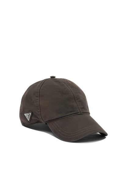 Prada Cotton trucker hat - Brown