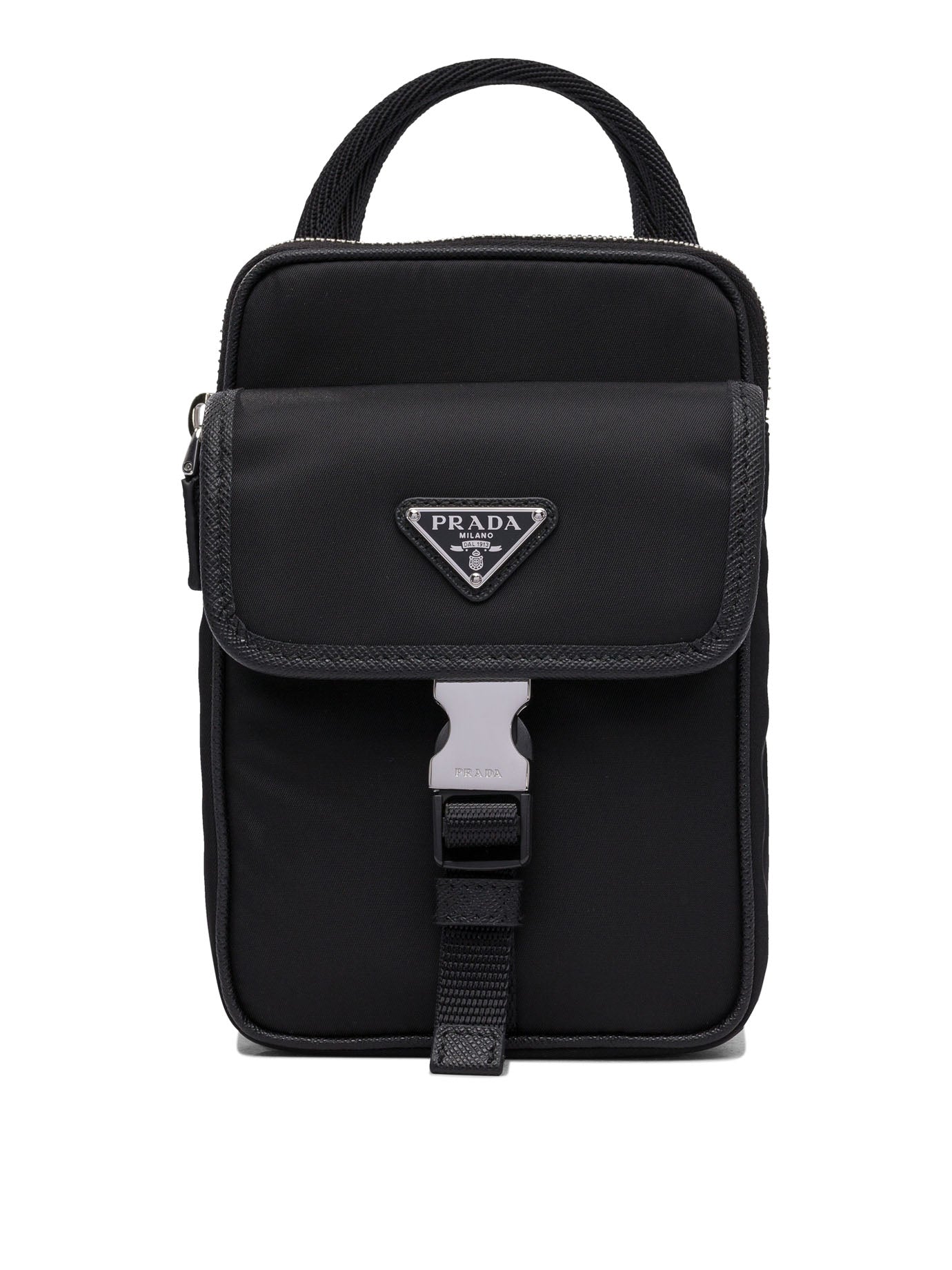 Prada Re-Nylon cell phone case - Black