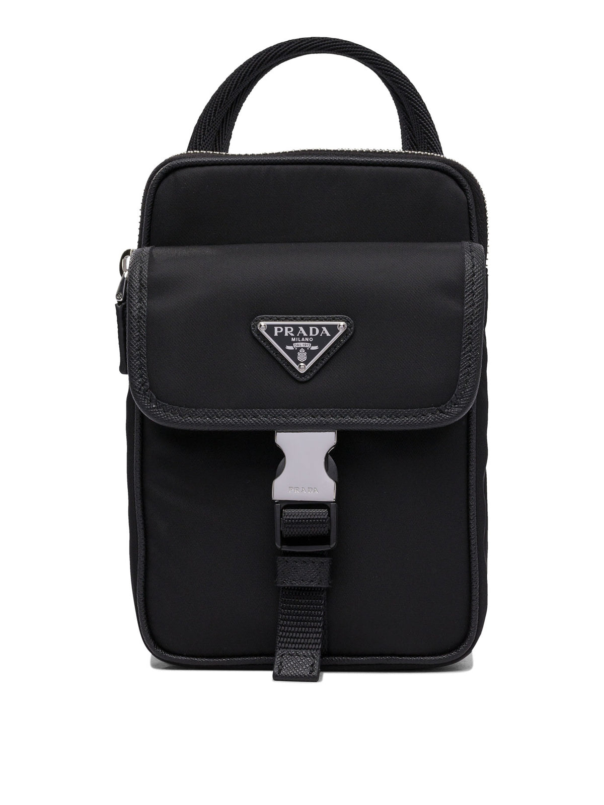 Prada Re-Nylon cell phone case - Black