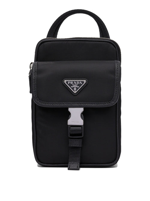 Prada Re-Nylon cell phone case - Black