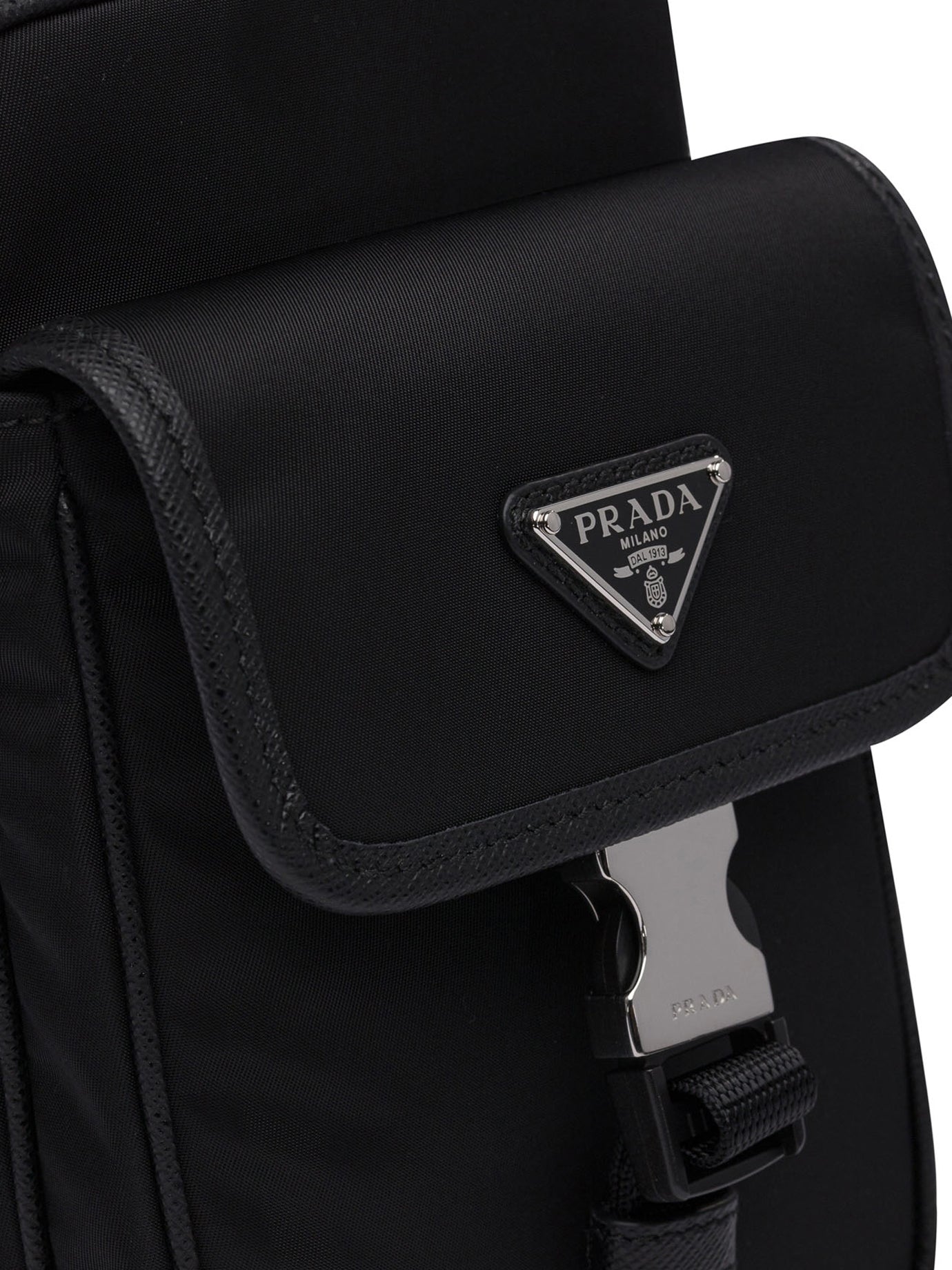 Prada Re-Nylon cell phone case - Black
