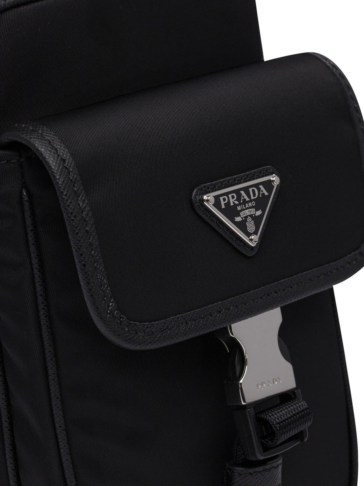 Prada Re-Nylon cell phone case - Black