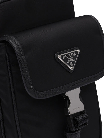 Prada Re-Nylon cell phone case - Black