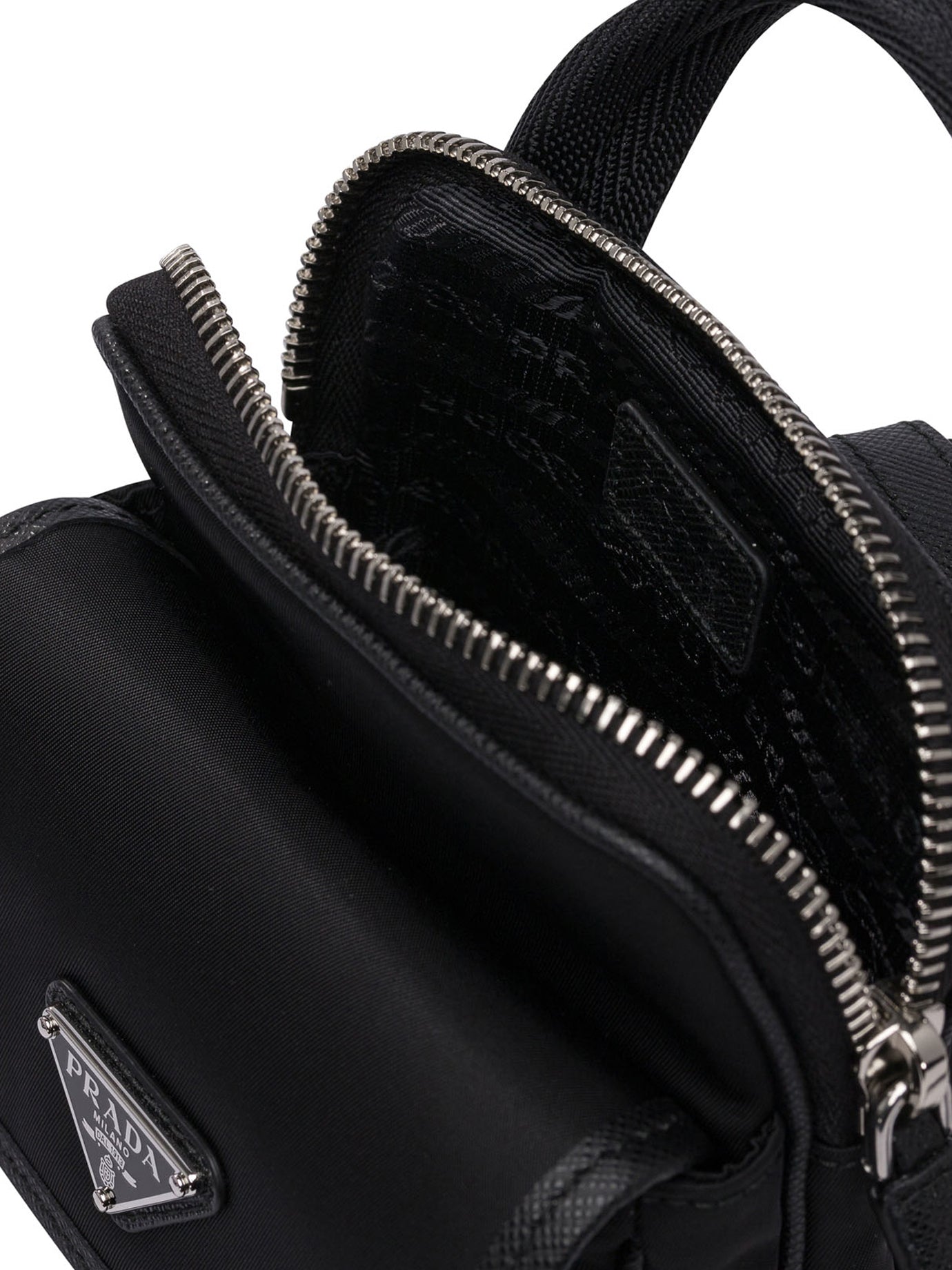 Prada Re-Nylon cell phone case - Black