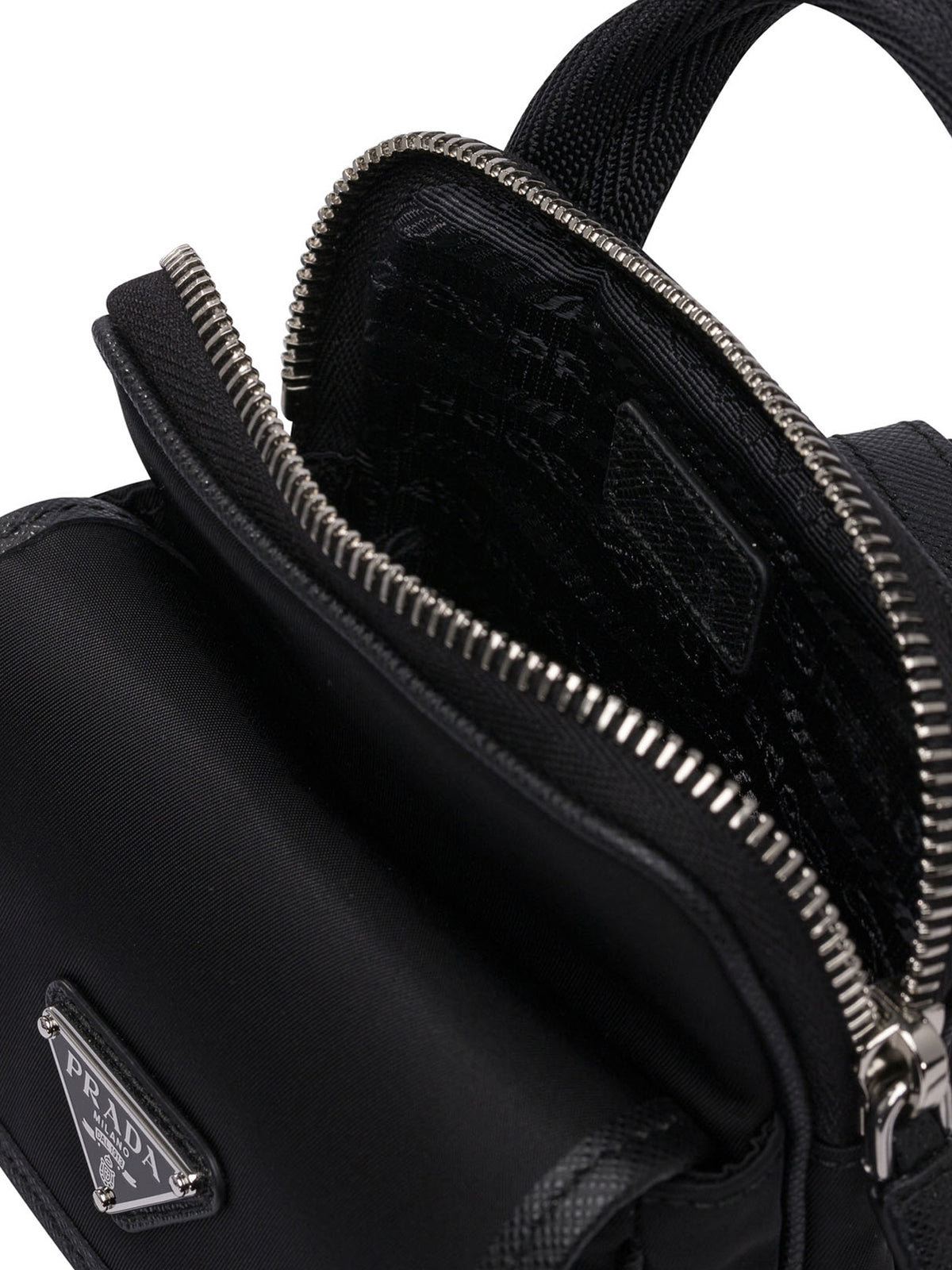 Prada Re-Nylon cell phone case - Black