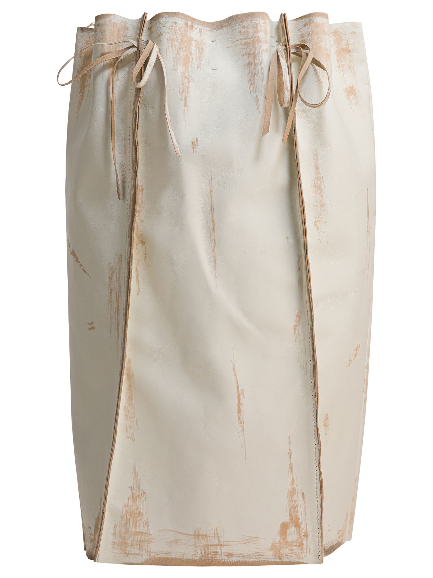 Prada Leather skirt - White