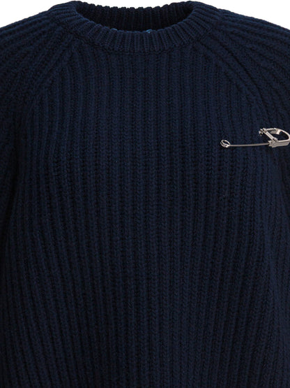 Prada Virgin wool and cashmere sweater - Blue