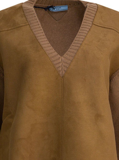 Prada Cashmere blend cardigan - Beige