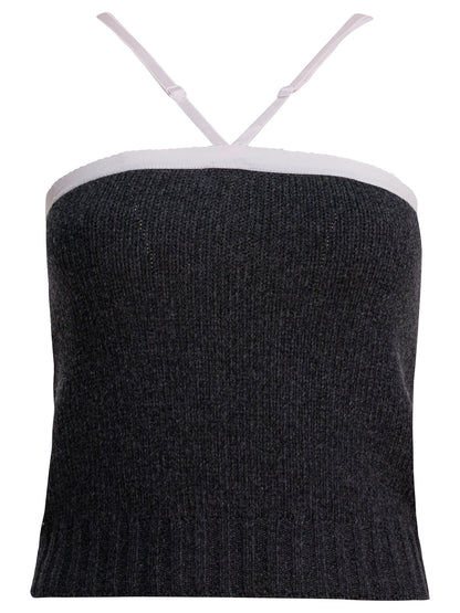 Prada Wool and cashmere top - Grey