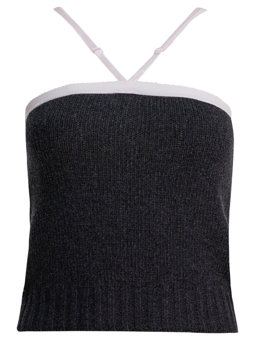 Prada Wool and cashmere top - Grey