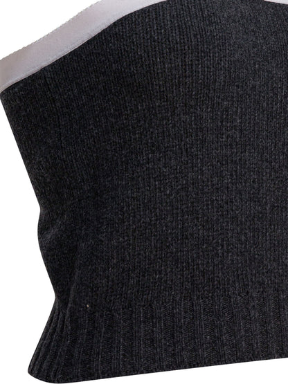 Prada Wool and cashmere top - Grey