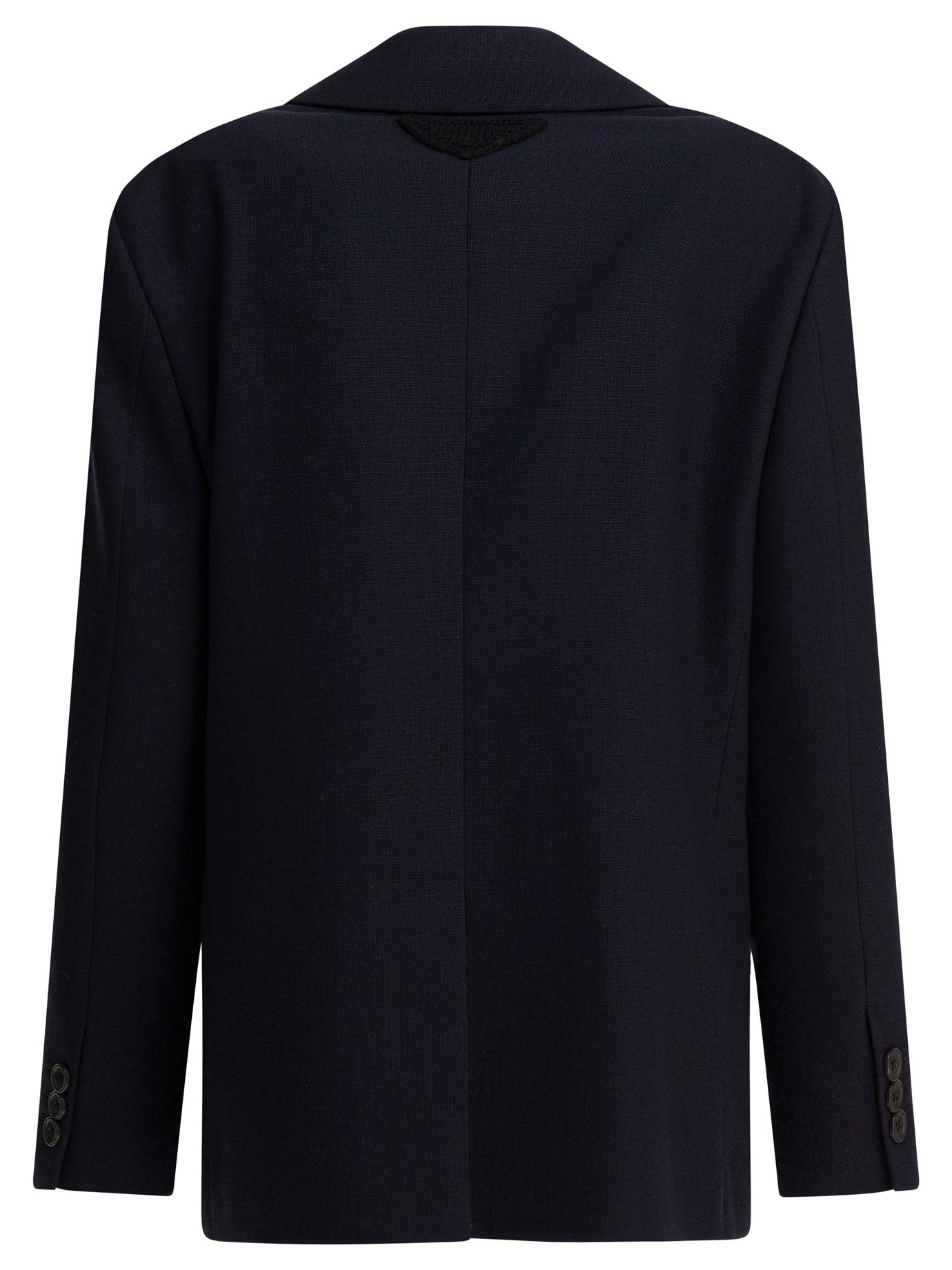 Prada Single-breasted wool jacket - Blue