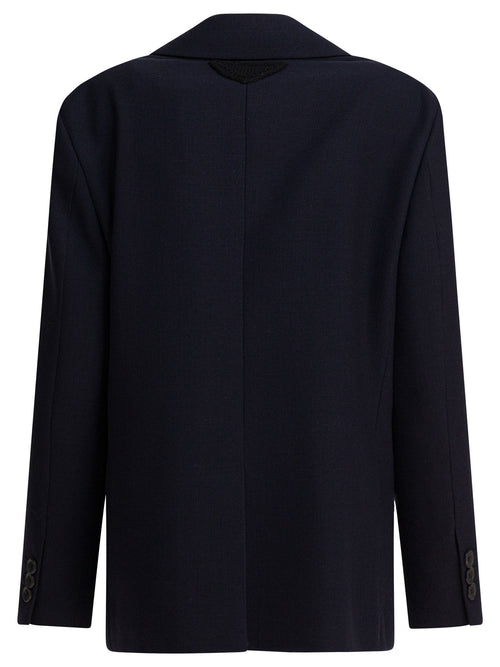 Prada Single-breasted wool jacket - Blue