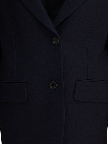 Prada Single-breasted wool jacket - Blue