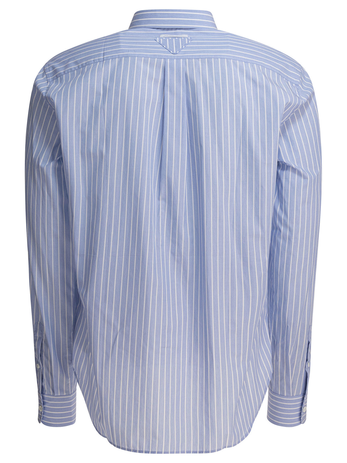 Prada Striped cotton shirt - Light Blue